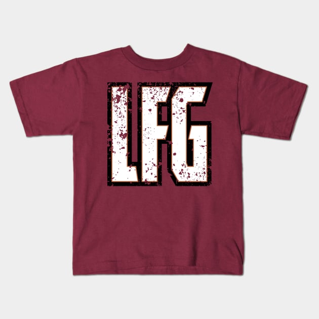 LFG Let’s F'ing Go Tampa Bay Football Practice Jersey Kids T-Shirt by The Shirt Genie